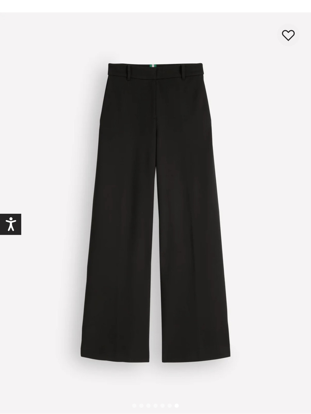 Boden Belgravia Ponte Flared Pants Black Women’s Size 6R